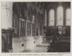The Prince Henry of Battenberg Memorial Chapel in Whippingham Church