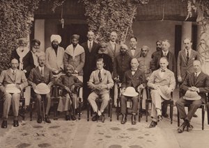 The Prince and the Maharaja Kumar at the Residency, Udaipur by English Photographer