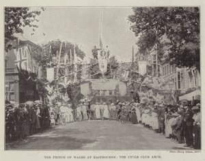 The Prince of Wales at Eastbourne, the Cycle Club Arch