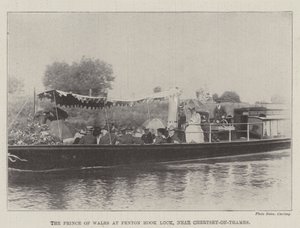 The Prince of Wales at Penton Hook Lock, Near Chertsey-on-Thames