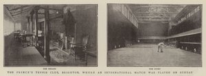 The Princes Tennis Club, Brighton, Where an International Match Was Played on Sunday