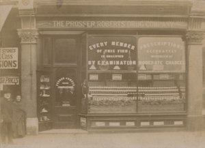 The Prosser Roberts Drug Company by English Photographer