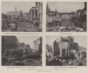 The Recent Discoveries in the Roman Forum by English Photographer