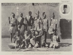 The Recent Looting of a Camel Convoy by Dinkas in the Sudan, the Heads of the Dinka Tribe