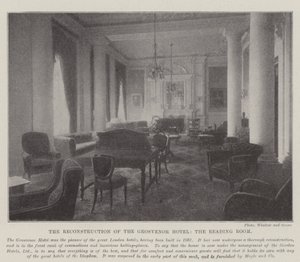 The Reconstruction of the Grosvenor Hotel, the Reading Room