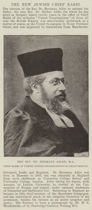 The Reverend Dr Hermann Adler, MA, Chief Rabbi of United Jewish Congregations of Great Britain