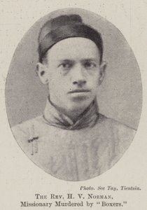 The Reverend H V Norman, Missionary Murdered by Boxers by English Photographer