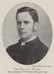 The Reverend J. C. Hoare, New Bishop of Victoria, Hong Kong