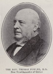 The Reverend Thomas Fowler, DD by English Photographer