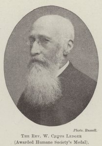The Reverend W Cripps Ledger, awarded Humane Societys Medal by English Photographer