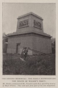 The Rhodes Memorial, the Panels representing the Death of Wilson