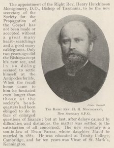 The Right Reverend H H Montgomery, New Secretary SPG by English Photographer