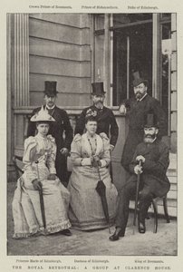 The Royal Betrothal, a Group at Clarence House by English Photographer