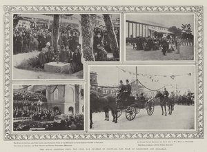 The Royal Colonial Tour, the Duke and Duchess of Cornwall and York at Melbourne and Ballarat by English Photographer