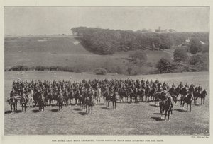 The Royal East Kent Yeomanry, whose Service have been accepted for the Cape by English Photographer