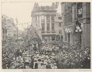 The Royal Marriage Celebration at Inverness, singing God Save the Queen