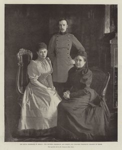 The Royal Marriage at Berlin, the Empress Frederick and Prince and Princess Frederick Charles of Hesse