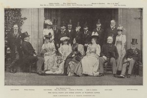 The Royal Party and Other Guests at Warwick Castle