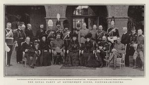 The Royal Party at Government House, Pietermaritzburg by English Photographer