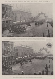 The Royal Progress through the City and South London, 25 October
