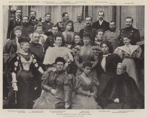 The Royal Wedding at Coburg, the Wedding Party by English Photographer