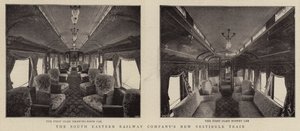 The South Eastern Railway Companys New Vestibule Train by English Photographer
