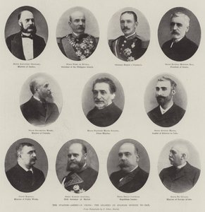Spanish-American Crisis, the Leaders of Spanish Opinion To-Day by English Photographer