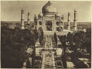 The Taj-Mahal in Agra by English Photographer