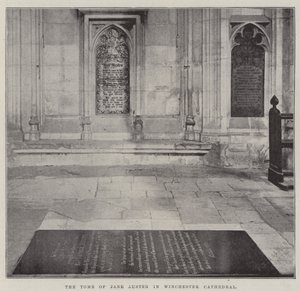 The Tomb of Jane Austen in Winchester Cathedral by English Photographer