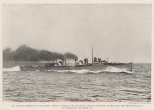 The Turbine Torpedo-Boat Destroyer Cobra, wrecked off the Outer Dowsing Sandbank on her Trial Trip from Newcastle to Portsmouth, 18 September