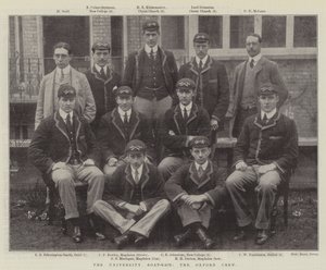 The University Boat-Race, the Oxford Crew by English Photographer
