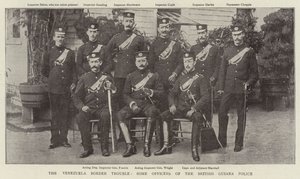 The Venezuela Border Trouble, some Officers of the British Guiana Police by English Photographer