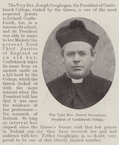 The Very Reverend Joseph Geoghegan, President of Castleknock College by English Photographer