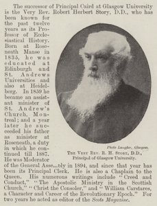 The Very Reverend R H Story, DD, Principal of Glasgow University by English Photographer