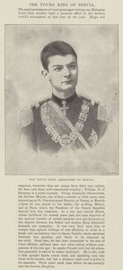 The Young King Alexander of Serbia