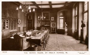 The board room of St Pauls School by English Photographer