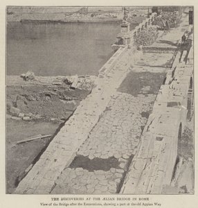The Discoveries at the Aelian Bridge in Rome by English Photographer