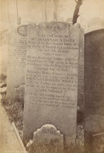The Grave of Susannah Wesley