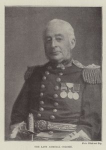 The late Admiral Colomb by English Photographer