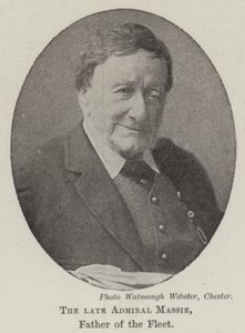 The Late Admiral Massie, Father of the Fleet by English Photographer