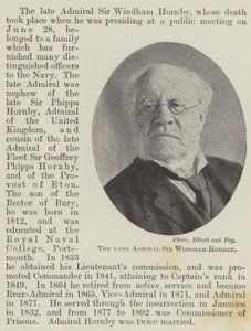 The Late Admiral Sir Windham Hornby by English Photographer