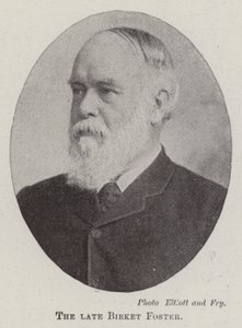 The late Birket Foster by English Photographer