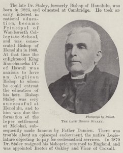The late Bishop Staley by English Photographer