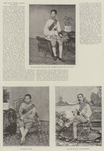 The late Crown Prince of Siam by English Photographer