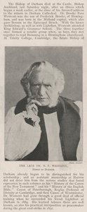 The late Dr B F Westcott, Bishop of Durham by English Photographer