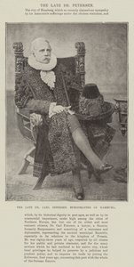 The late Dr Carl Petersen, Burgomaster of Hamburg