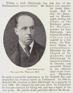 The Late Dr. Wallace, MP by English Photographer