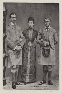 The Late Duke of Clarence, Princess Louise (Duchess of Fife), and Prince George