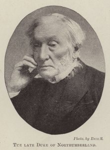 The Late Duke of Northumberland by English Photographer