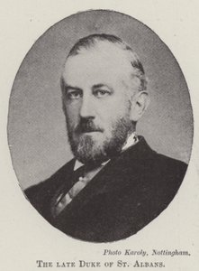 The Late Duke of St. Albans by English Photographer